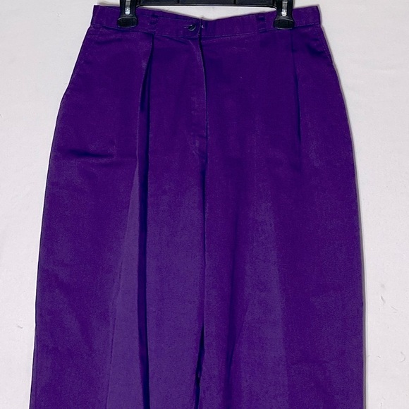 Vintage Shelley Davis Purple High Rise Slacks 30 - Picture 4 of 16